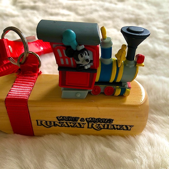 Disney Parks Mickey and Minnie’s Runaway Railway Wooden Whistle - Picture 4 of 9